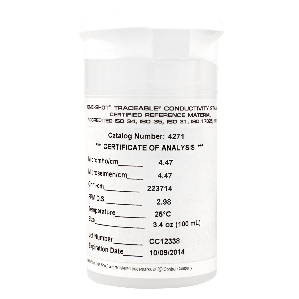 ESTÁNDAR DE CONDUCTIVIDAD 4271